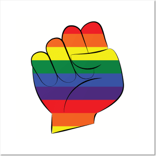 Resist Rainbow Posters and Art